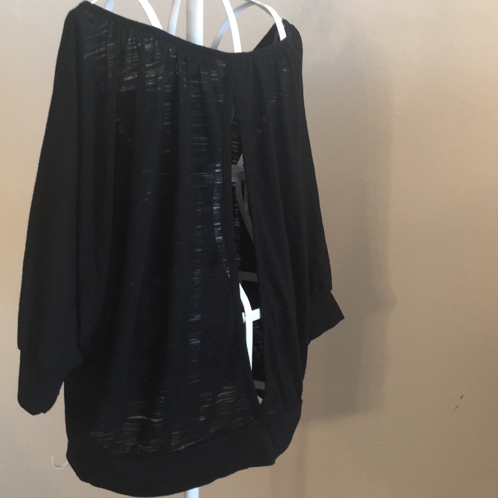 ➕$1 in 3+ Bundle! Wet Seal - Sz. M - Blk Cut-Out - Picture 5 of 6